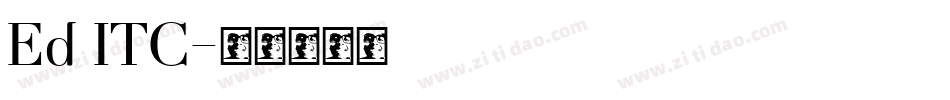 Ed ITC字体转换